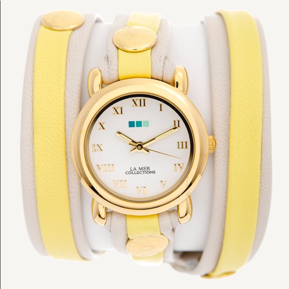 Yellow La Mer collection watch